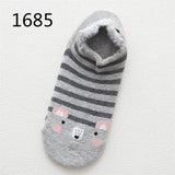 SP&CITY Cute Animal Cotton Socks Female Kawaii Cat With Dog Summer Short Socks Slippers Women Casual Soft Funny Boat Socks