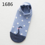 SP&CITY Cute Animal Cotton Socks Female Kawaii Cat With Dog Summer Short Socks Slippers Women Casual Soft Funny Boat Socks