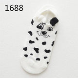 SP&CITY Cute Animal Cotton Socks Female Kawaii Cat With Dog Summer Short Socks Slippers Women Casual Soft Funny Boat Socks