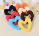 1 PC Cute Heart Shape Tiaras Hair Styling Tool Women Girls Sponge Bract Head Meatball Hair Bun Maker Ring Donut Free Shipping