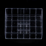 MAANGE 1Pcs Acrylic Lipstick Organizer Makup 24 Stand Trapezoid Clear Lipstick Lotion Make up Cosmetic tool kit Holder