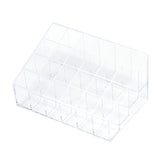 MAANGE 1Pcs Acrylic Lipstick Organizer Makup 24 Stand Trapezoid Clear Lipstick Lotion Make up Cosmetic tool kit Holder