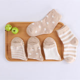 ChanJoyCC 5 Pair/lot Baby Socks Neonatal Spring and Autumn Mesh Cotton Kids Girls Boys Children Socks Kids Clothing