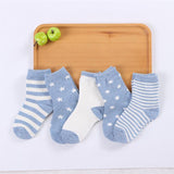 ChanJoyCC 5 Pair/lot Baby Socks Neonatal Spring and Autumn Mesh Cotton Kids Girls Boys Children Socks Kids Clothing