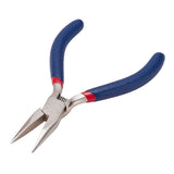 316 Stainless Steel Jewelry Pliers Short Chain Nose Pliers Tools for DIY Jewelry Making MidnightBlue130x53mm