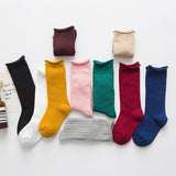 Children funny Socks Hosiery happy kids Age 1-10y Cotton meias meia Loose Heap knee sokken calcetines seamless ankle long sock