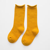 Children funny Socks Hosiery happy kids Age 1-10y Cotton meias meia Loose Heap knee sokken calcetines seamless ankle long sock