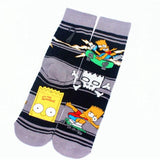 The Simpsons ankle socks men popsoket calcetines hombre meias Happy socks man women compression socks with print short sokken