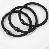 30pcs Black Color Hair Styling Tools Ponytail Rubber Hair Band Rope Women Hair Accessories Rubber Bands Gum