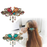 Hair Accessories Tassel HairClips Crystal Butterflies Women Girls Headdress Barrette Hair Decoration Hairpins Hair Style Tools