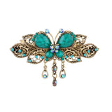 Hair Accessories Tassel HairClips Crystal Butterflies Women Girls Headdress Barrette Hair Decoration Hairpins Hair Style Tools