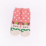 2018 New Design Christmas Santa Claus Socks Women Cotton Short Elk Winter Socks Cartoon Deer Snow Man Cute Socks New Year Gift