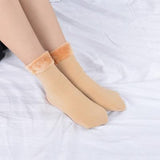 Winter Wamer Women Thicken Thermal Wool Cashmere Snow Socks Seamless Velvet Boots Floor Sleeping Socks for Mens