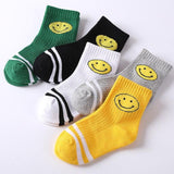 Baby Boy Socks 5 Pairs Children Autumn Winter Cartoon Socks for Girls Kids for Girls To School Sport Baby Girl Clothes Striped