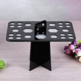 26 Holes Makeup Brush Holder Air Drying Rack Organizer Shelf Make Up Tree Brushes Organizer Cosmetic Brush Dryer Stand Storage