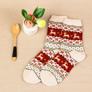 Women's Socks Lady Christmas Gift Sock Fashion Winter Cute Wool 3d Ladies Crazy Sock Female Thermal Warm Animal Socks