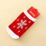 2018 Christmas Themed Children Pure Cotton Cartoon Jacquard Socks Red Christmas Baby Socks Absorb Sweat Permeability Socks