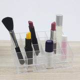 1pc Plastic Lipstick Organizer Makeup 24 Stand Trapezoid Clear Lipstick Lotion Make Up Cosmetic Tool Kit Holder Cosmetic Set