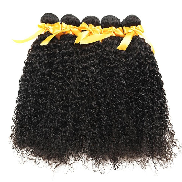 Malaysian kinky Curly Hair Bundles 1/3/4 pcs 100% Remy Human Hair Extensions Hair Weave Bundles