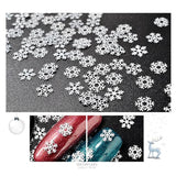 The white snow 3D Nail Art Decoration Snow Flakes Accessories Manicure Nail Art for DIY