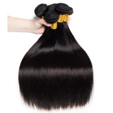 Malaysian Straight Hair Bundles Natural Black 1B Color Remy Hair Extension Straight Human Hair Weave 1 or 3 Bundles Deal