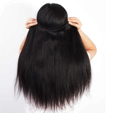 Malaysian Straight Hair Bundles Natural Black 1B Color Remy Hair Extension Straight Human Hair Weave 1 or 3 Bundles Deal